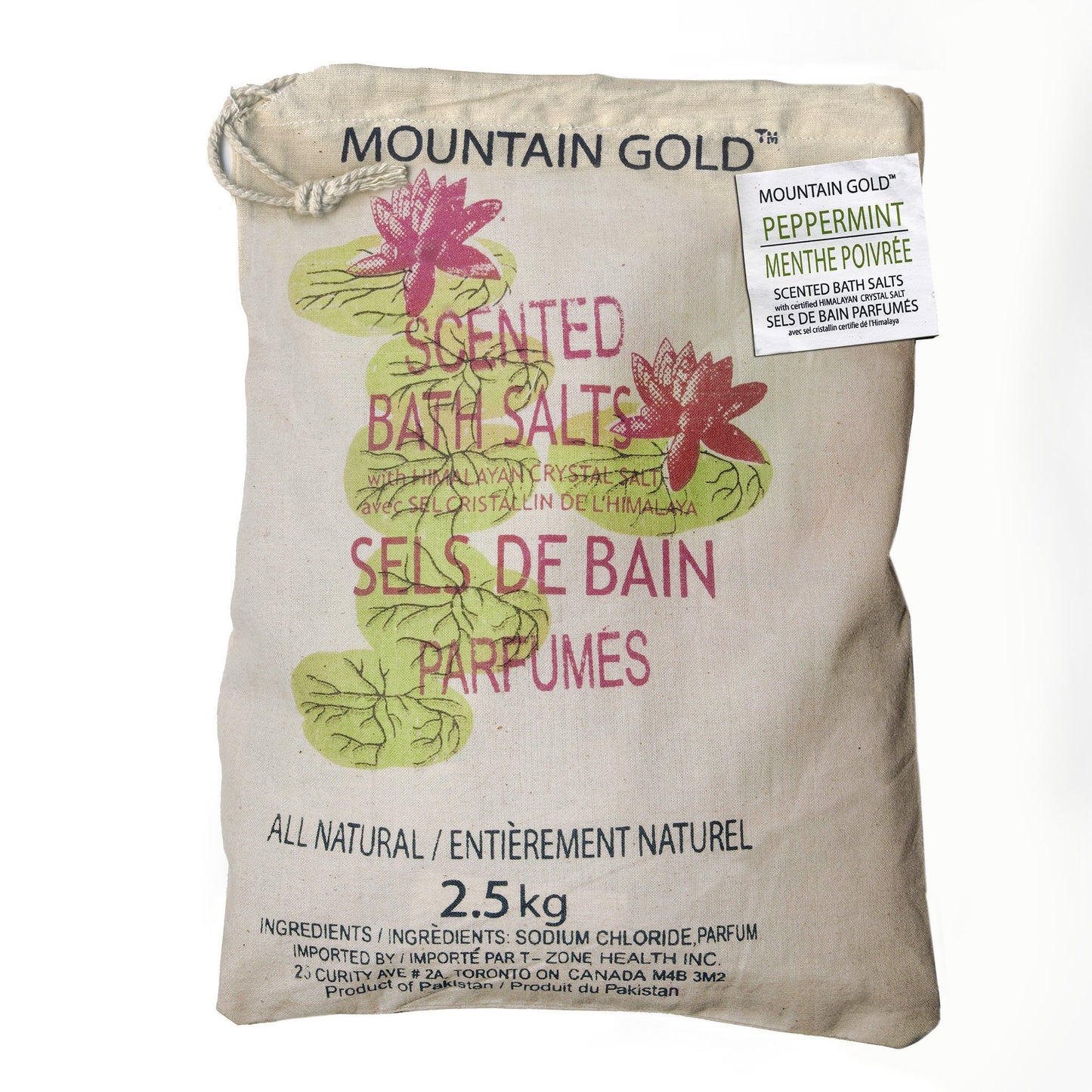 Himalayan bath salt peppermint