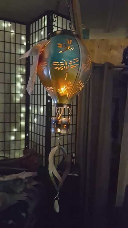 solar hot air balloon spinner dragonfly