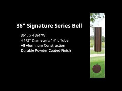 Cylinder Bell 36'' Green Fleck