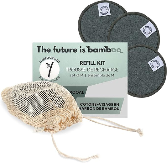 Bamboo Charcoal Facial Rounds Refill Kit