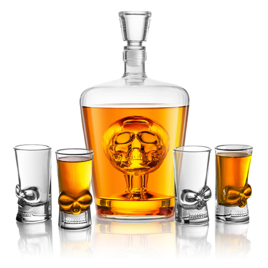 Brain Freeze Skull Decanter Set